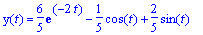 y(t) = 6/5*exp(-2*t)-1/5*cos(t)+2/5*sin(t)