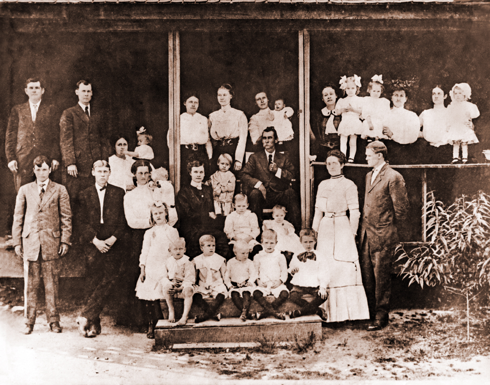 Reuben Martin Hitt Family Photo 1911