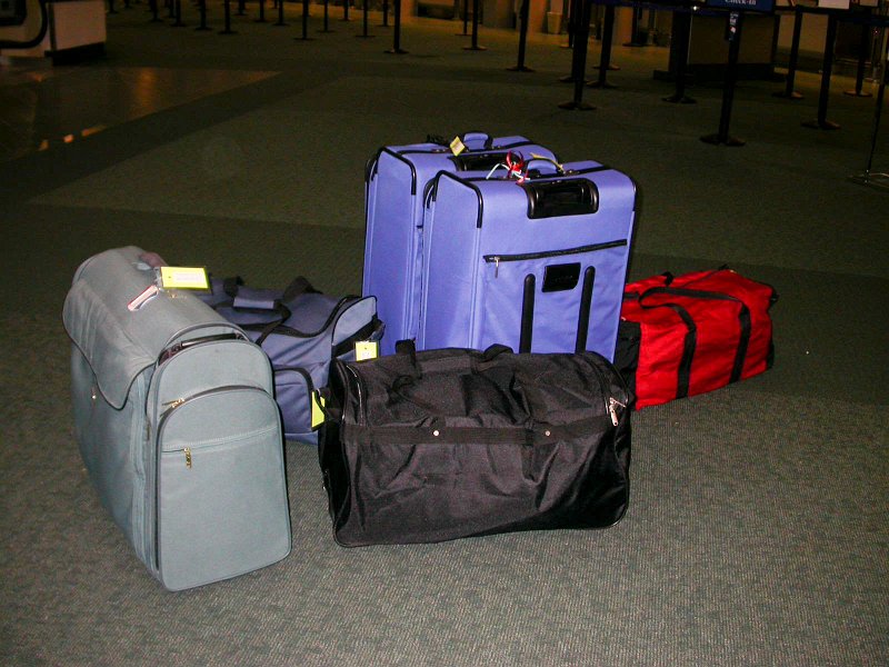 DSCN0592.jpg - It takes a lot of luggage for four to go SCUBA diving