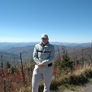 DSC 2046  Richard at Clingman's Dome