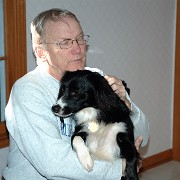 DSC 2047  Joel with Molly (or is it Maggie?)