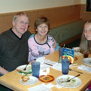 DSC 2054  Joel, Ceree, Teagan in restaurant