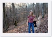 DSC_2281 * Teagan on trail to scenic overlook, Garrison Creek, Natchez Trace Parkway * 3008 x 2000 * (4.0MB)