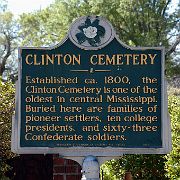 DSC 2571  Clinton Cemetery historical marker