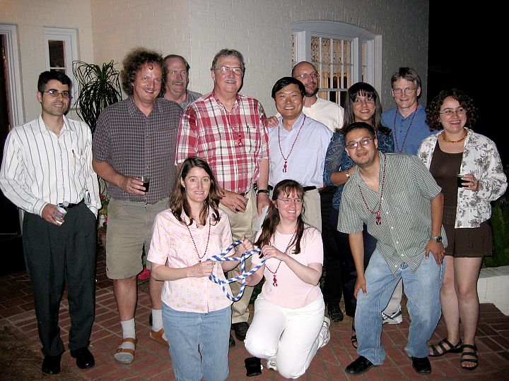 IMG_1355a.jpg - DeWitt and several of his students (photo by W. Mio)