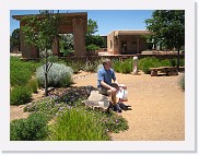 SD800_0144 * Richard enjoying the courtyard at the museums