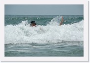 DSC_4255 * Linda catching a wave and Teagan hanging five