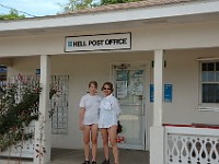 DSC 4676  Teagan and Linda at the Hell Post Office