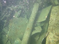 IMG 0885  exploring the wreck of the Gamma in somewhat murky water
