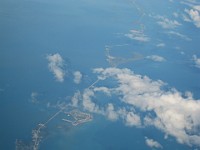 IMG 1104  The Florida Keys from 40,000 feet; Duck Key near the bottom and Long Key near the top