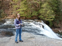 DSC 0127  Teagan at Cane Creek Cascades