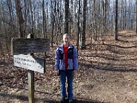 DSC 0474  Teagan near the top of Cove Mountain on the Laurel Falls Trail