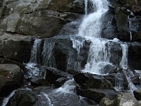 IMG 2689  Laurel Falls seen from below the trail (where Richard is standing safely)