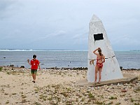 DSC 1523  Monument to Ft. Prospect (damaged by Hurricane Ivan)