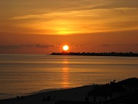 IMG 3381  Sunset viewed from the condo