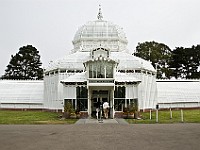 DSC 1830  Entrance to the Conservatory of FLowers : flowers
