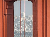DSC 2264  The Golden Gate Bridge seen from the Marin Headlands : flowers