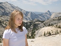DSC 2694  View of Tuolemne Canyon from Olmstead Point with Half Dome in the background : flowers