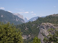 DSC 2728  Our first view of Yosemite Valley from one of the Hwy 120 vistas : flowers