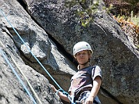 DSC 2776  Teagan at climbing school : flowers
