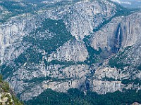 DSC 2878  Upper and Lower Yosemite Falls seen from Glacier Point : flowers