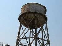 IMG 3979  The water tower on Alcatraz Island : flowers