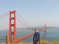 IMG 4444  Richard enjoying one of the many views in the Marin Headlands : flowers