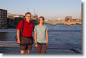 DSC_3937 * Richard and Teagan on the Millenium Bridge