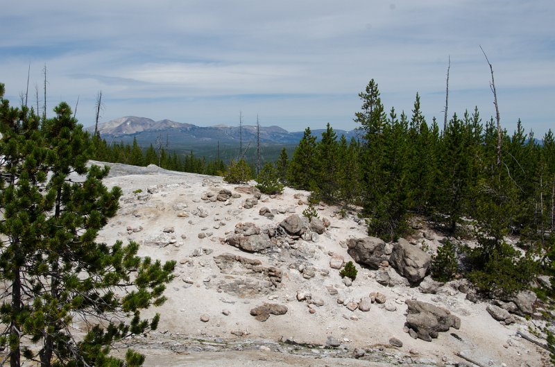 _DSC7428.jpg - A view north from Monument Geyser Basin toward Mount Holmes (left) and the Gallatin Mountain Range