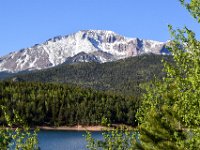 DSC 0344  Pikes Peak seen from Crystal Reservoir