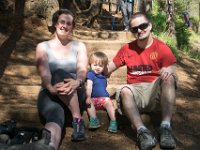 DSC 1941  Helen Hunt Falls : Derek, Eleanor, Jenni