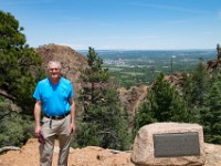 DSC 2013  View of Colorado Springs from Inspiration Point at Seven Falls : Inspiration Point, Richard