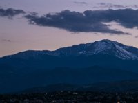 DSC 2111  Time exposure of Pikes Peak