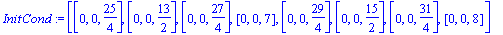 InitCond := [[0, 0, 25/4], [0, 0, 13/2], [0, 0, 27/...