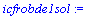 icfrobde1sol := (1-1/14*x^2+1/1064*x^4-1/197904*x^6...