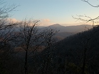 DSC 0594  View from the Laurel Falls trail at dusk