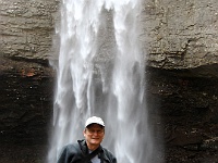IMG 2571  Richard at the base of Fall Creek Falls