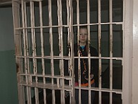 DSC 2025  Teagan in jail : Alcatraz, flowers, prison