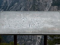 DSC 2874  Helpful panoramic map at Glacier Point : flowers